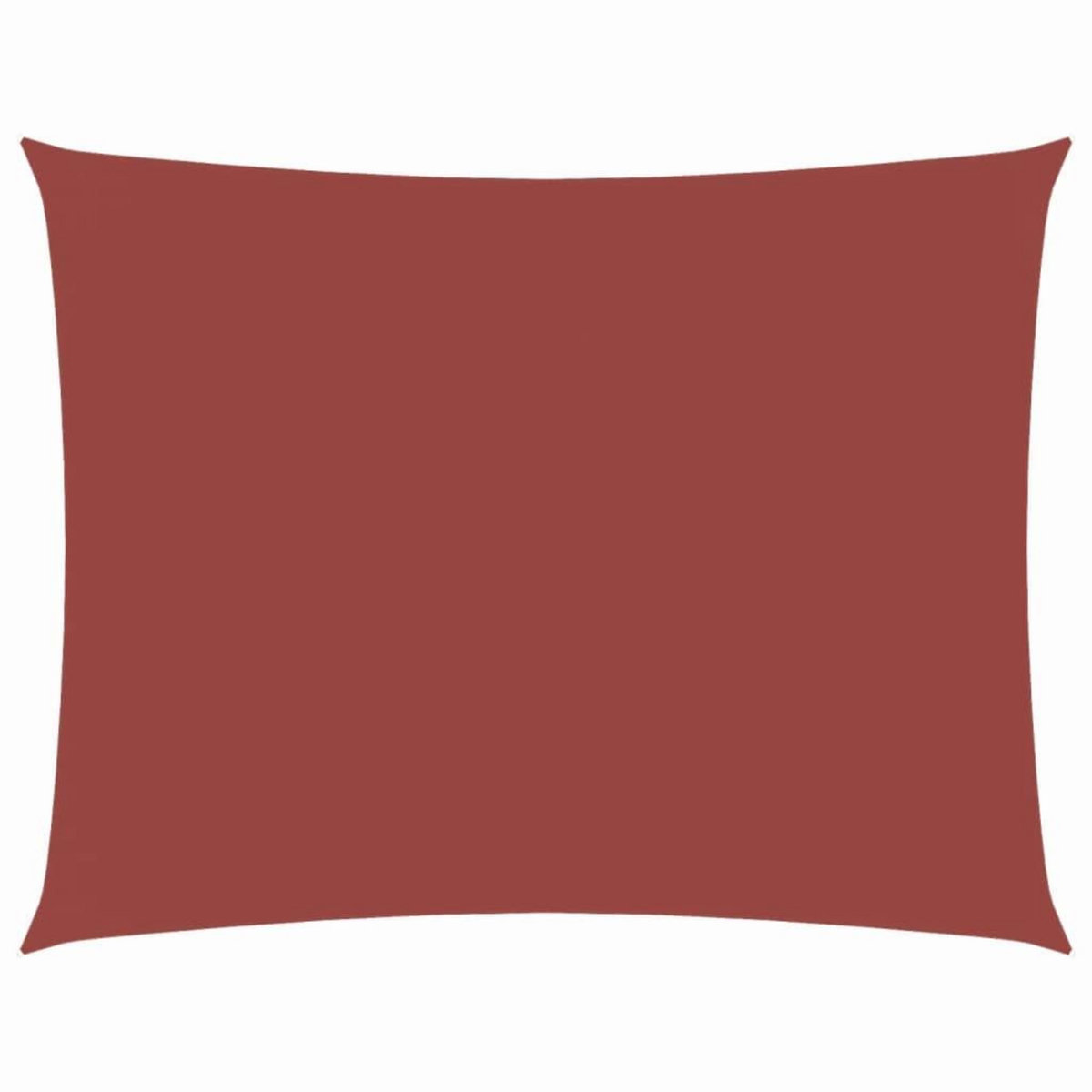 VIDAXL Voile de parasol tissu oxford rectangulaire 4x6 m terre cuite