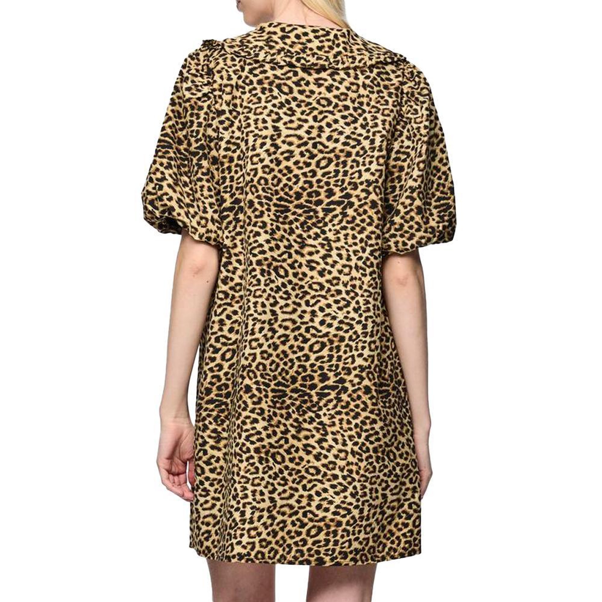 Voir la diapositive 2 : Pieces Robe Léopard Femme Pieces Nancy 2/4