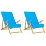 Voir la diapositive 4 : VIDAXL Serviettes de plage 2 pcs turquoise 60x135 cm tissu 400 GSM