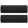 Voir la diapositive 5 : VIDAXL Canape 2 places avec oreillers decoratifs noir 140 cm tissu