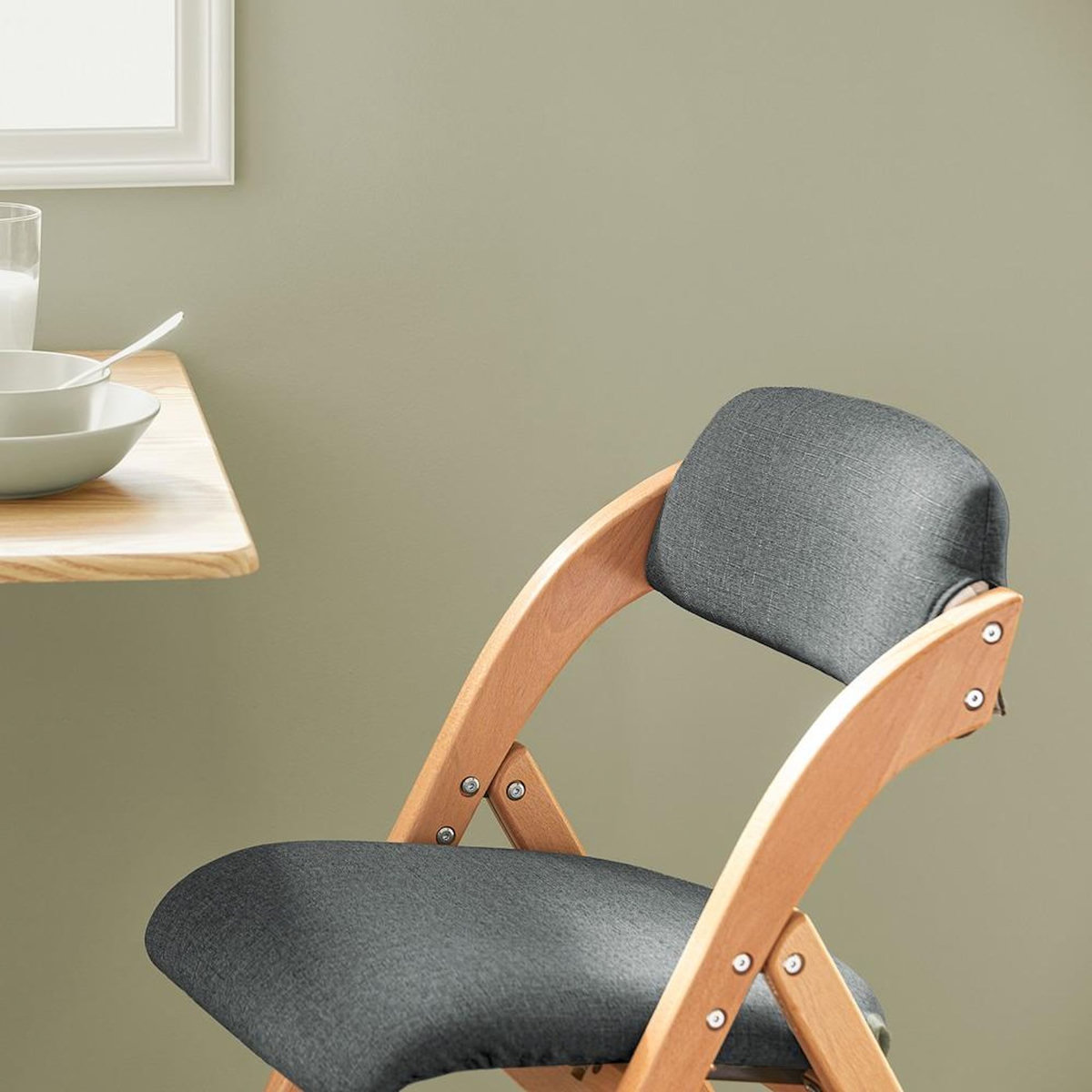 SOBUY SoBuy - Chaise Pliante ergonomique rembourrée - Nordique - FST92