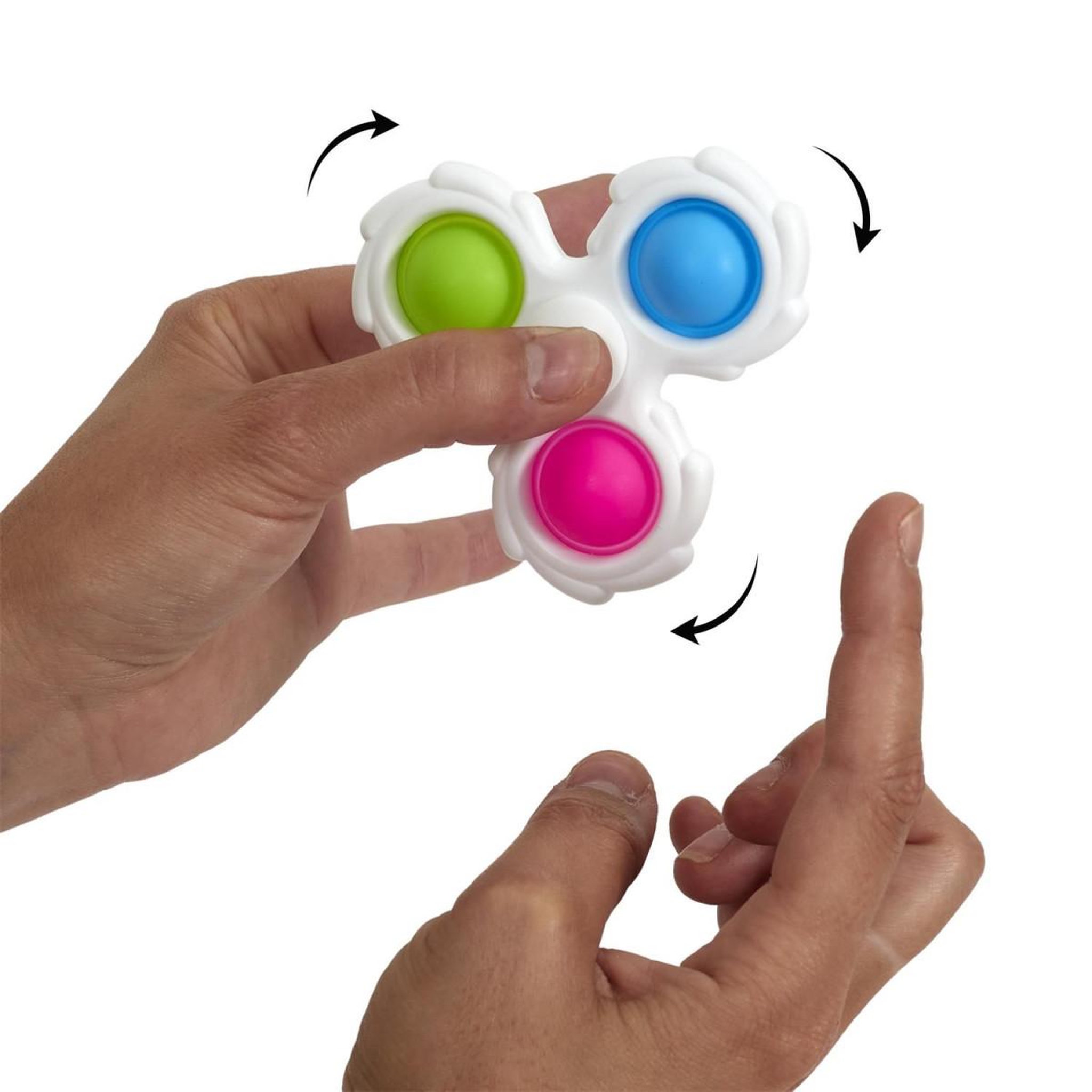 Voir la diapositive 3 : Jeux 2 momes Jeu Roulette  Bubble Game Tornado  9cm Blanc