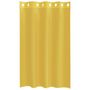 Voir la diapositive 4 : VIDAXL Rideaux en voile avec œillets 2 pcs jaune