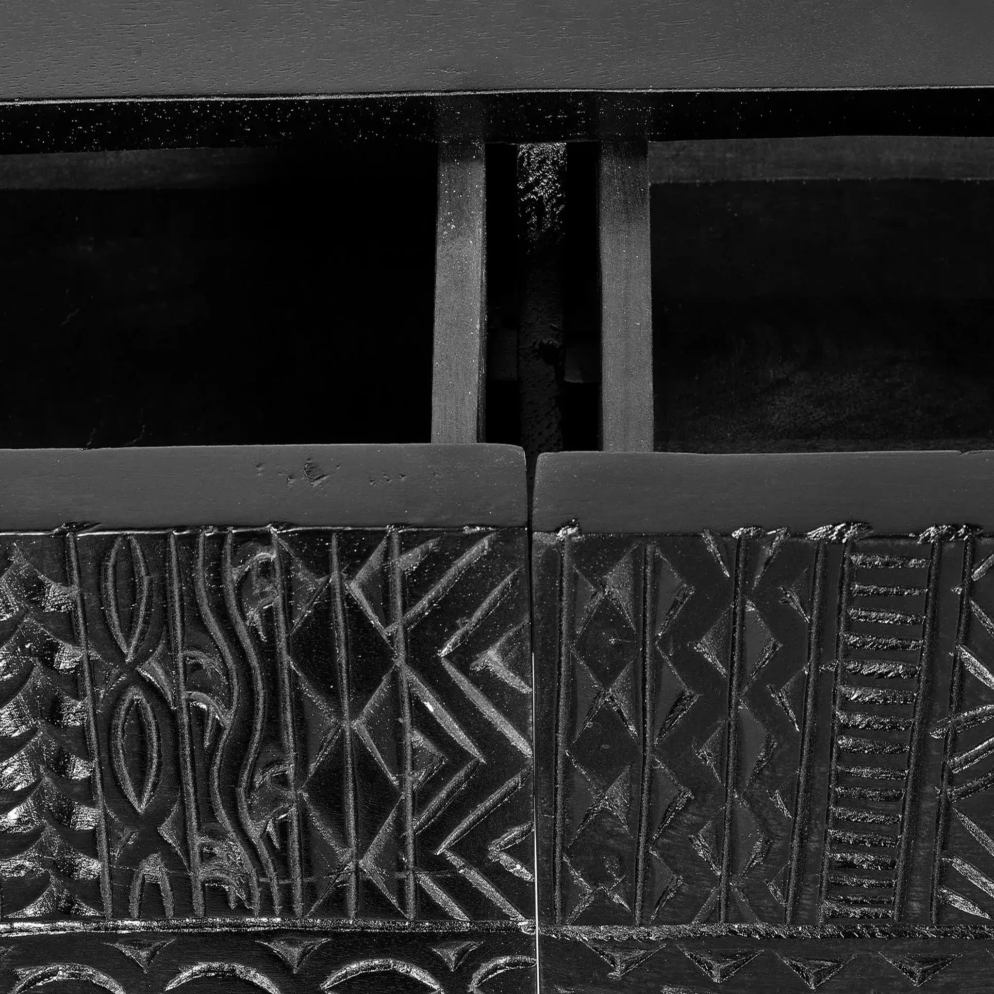 Voir la diapositive 2 : GINER Y COLOMER SL Console en bois de manguier 120 cm style ethnique