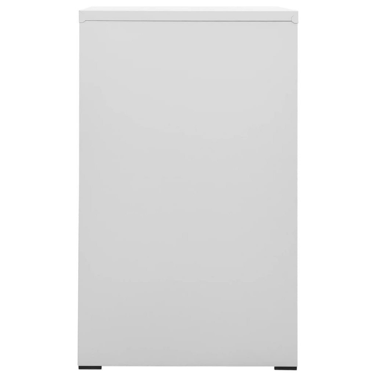 VIDAXL Classeur Gris clair 46x62x102,5 cm Acier