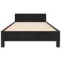 Voir la diapositive 5 : VIDAXL Cadre de lit et tete de lit sans matelas noir 90x200 cm velours