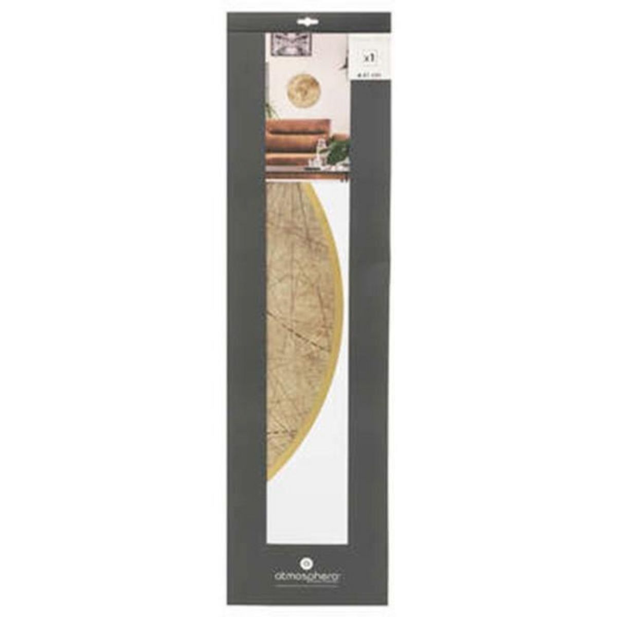 ATMOSPHERA Sticker Plat Mural  Loft  70x87cm Naturel & Blanc