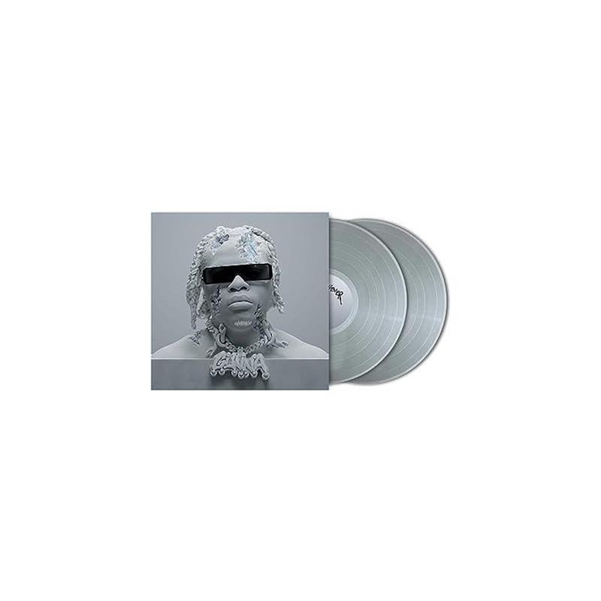 Atlantic Produit vinyle. Gunna ds4ever coffret 2 lp vinyle 2x12 pouces gris métallisé argenté (atlantic)