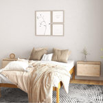 VIDAXL Armoires murales 2 pcs 60x30x35 cm Bois de pin massif