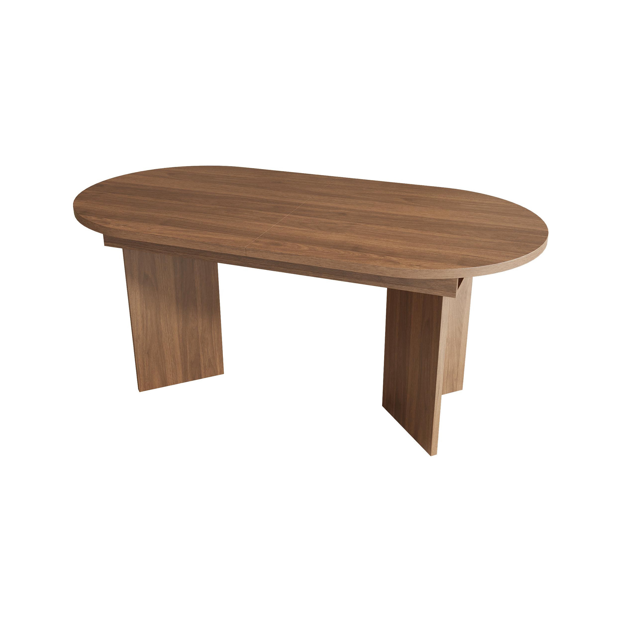 Voir la diapositive 6 : MERAX Table extensible 120/160x80 cm pour 4-6 personnes avec angles arrondis