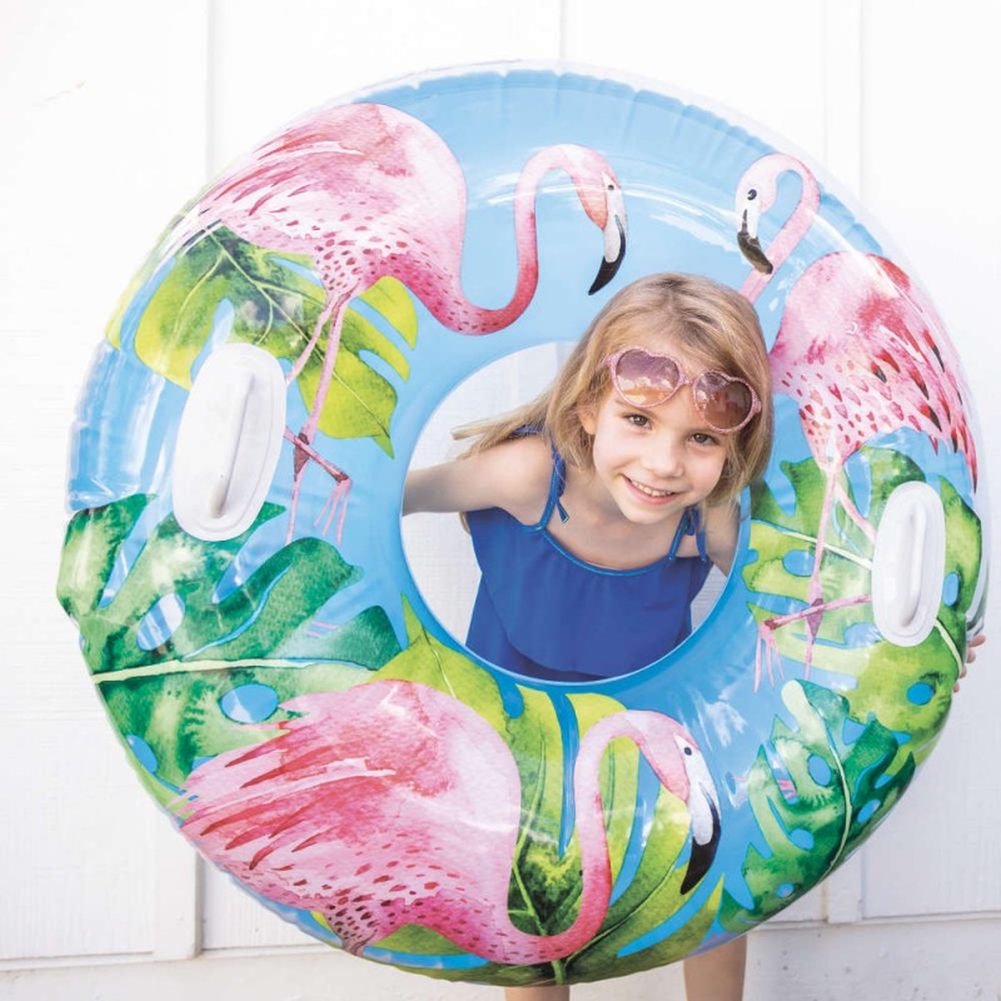 Voir la diapositive 6 : INTEX Bouée imprimé tropical 97 cm