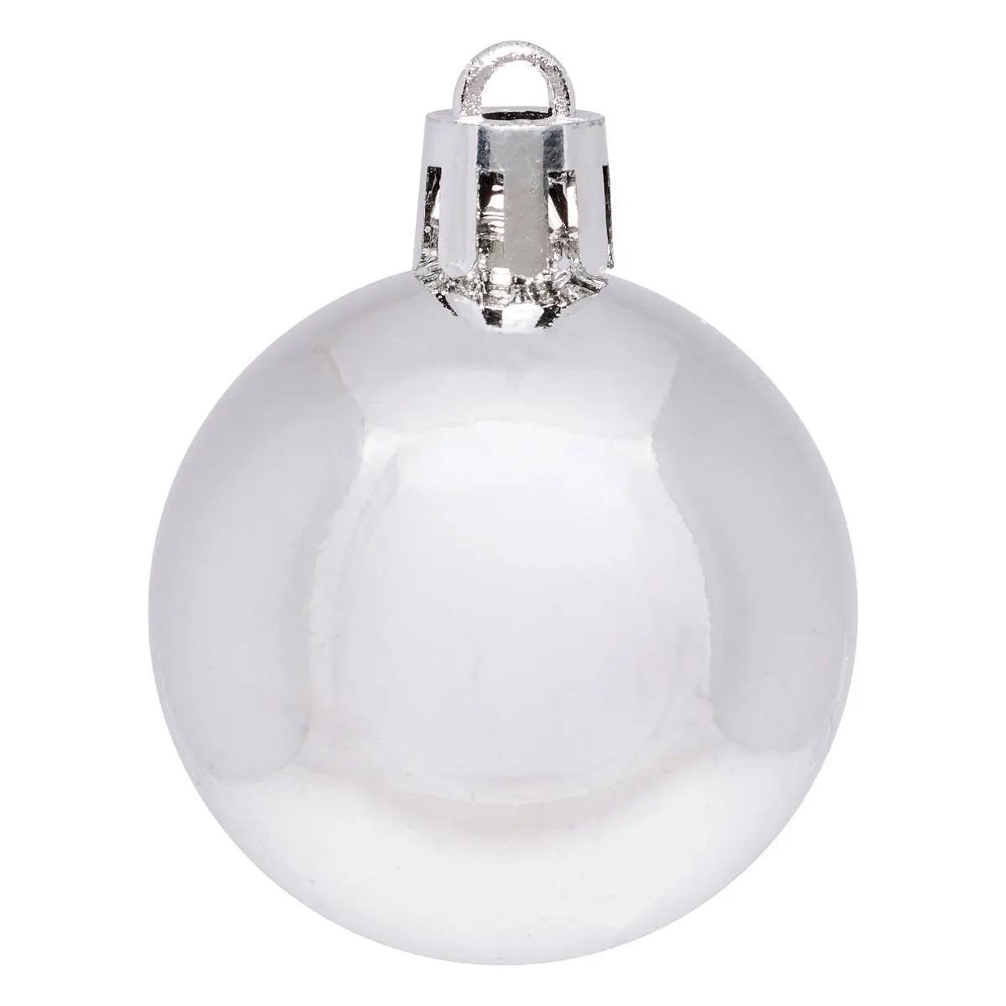 Voir la diapositive 2 : ATMOSPHERA Lot de 12 boules de noël  quiet times  4cm bleu & argent