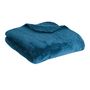 Voir la diapositive 2 : ACTUEL Plaid uni en sherpa en polyester