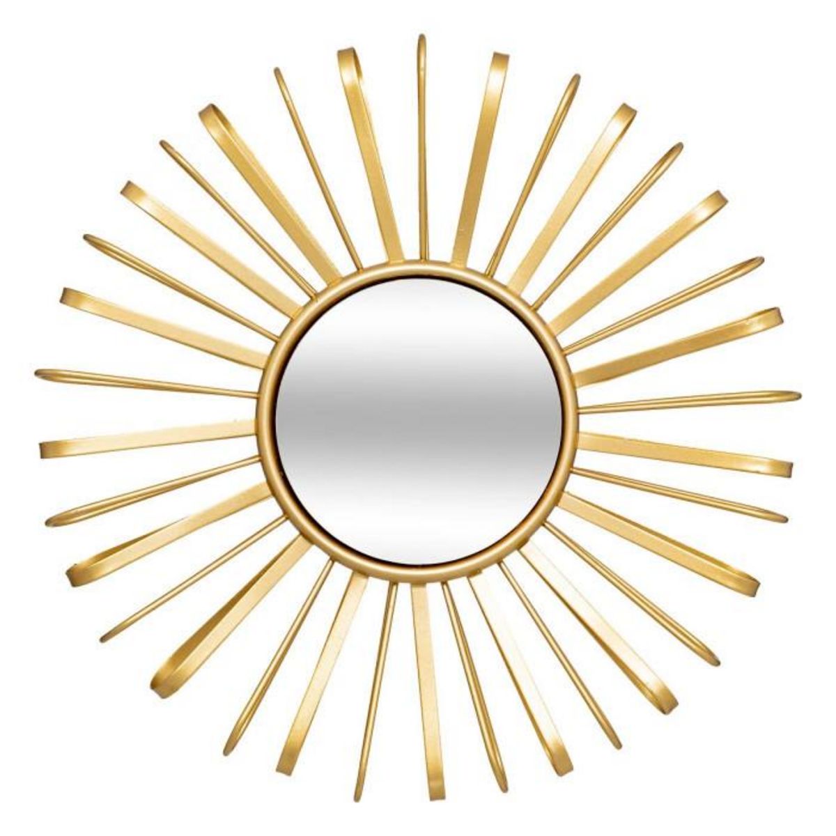 ATMOSPHERA Lot de 3 Miroirs Muraux Soleils  Warren  24cm Doré