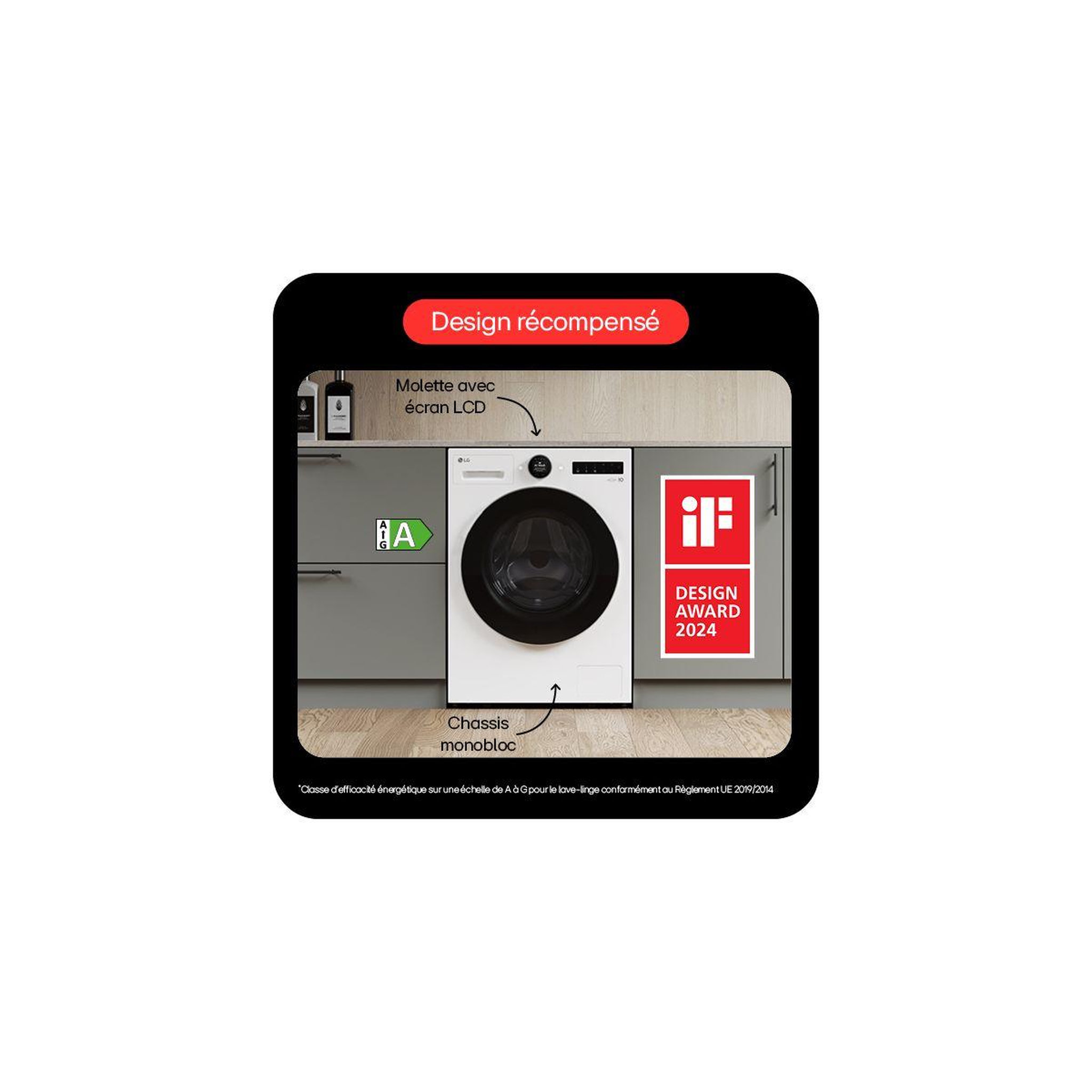 Voir la diapositive 4 : LG Lave linge hublot f34x71whst