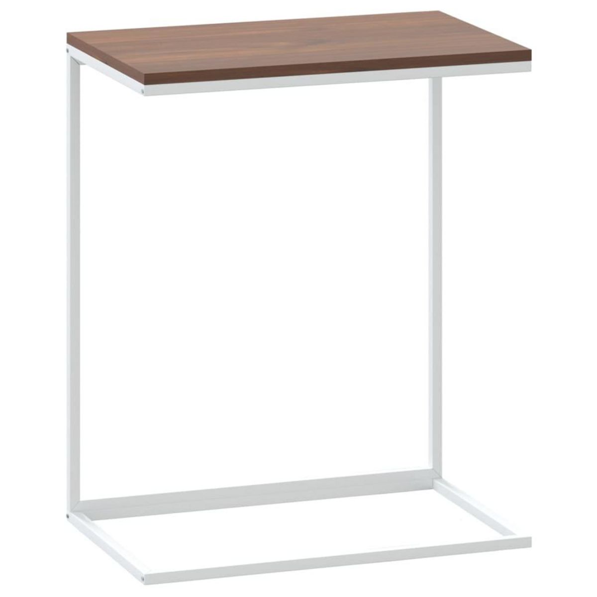 VIDAXL Table d'appoint Blanc 55x35x66 cm Bois d'ingenierie