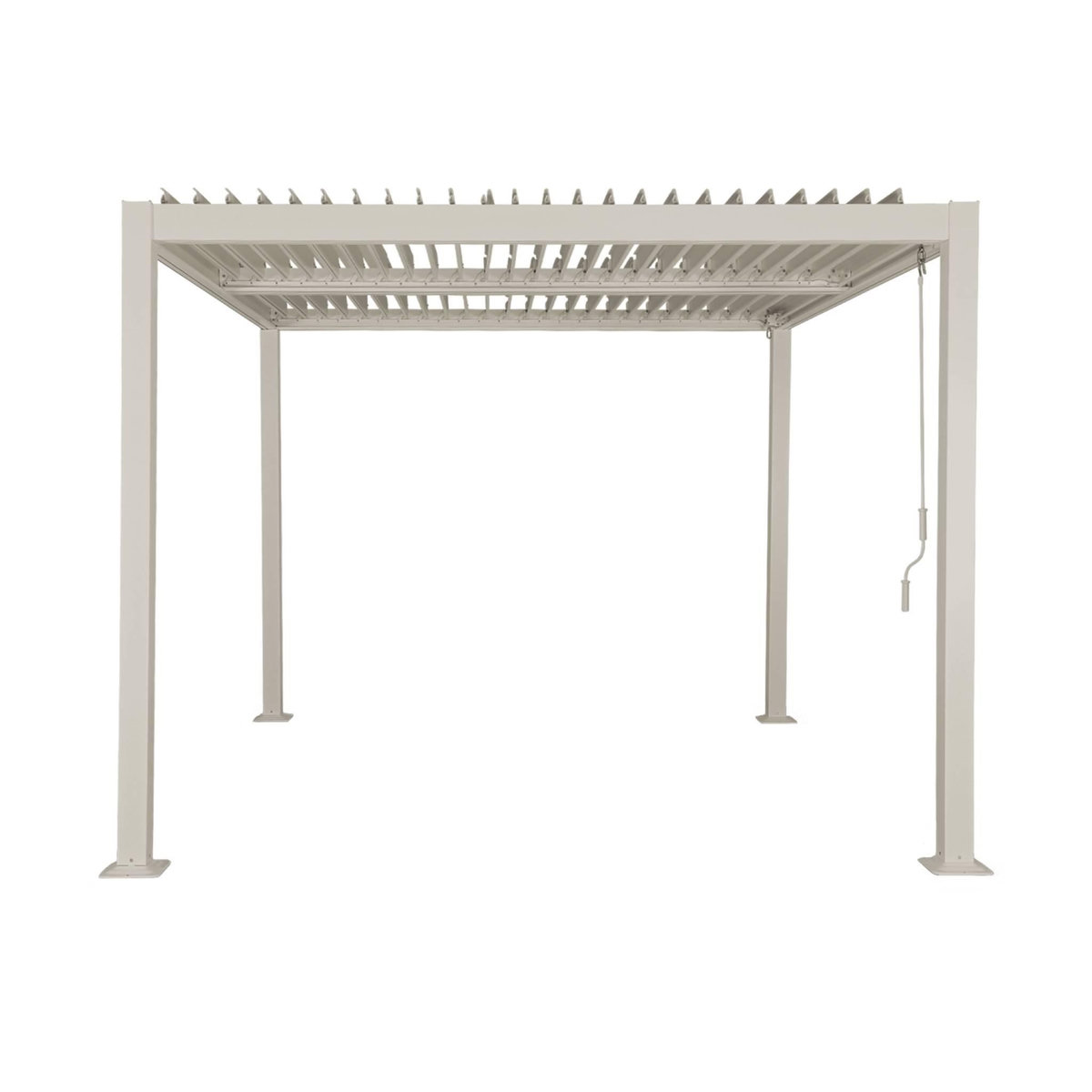 SWEEEK Pergola bioclimatique aluminium et acier lames orientables 3x3m Palace