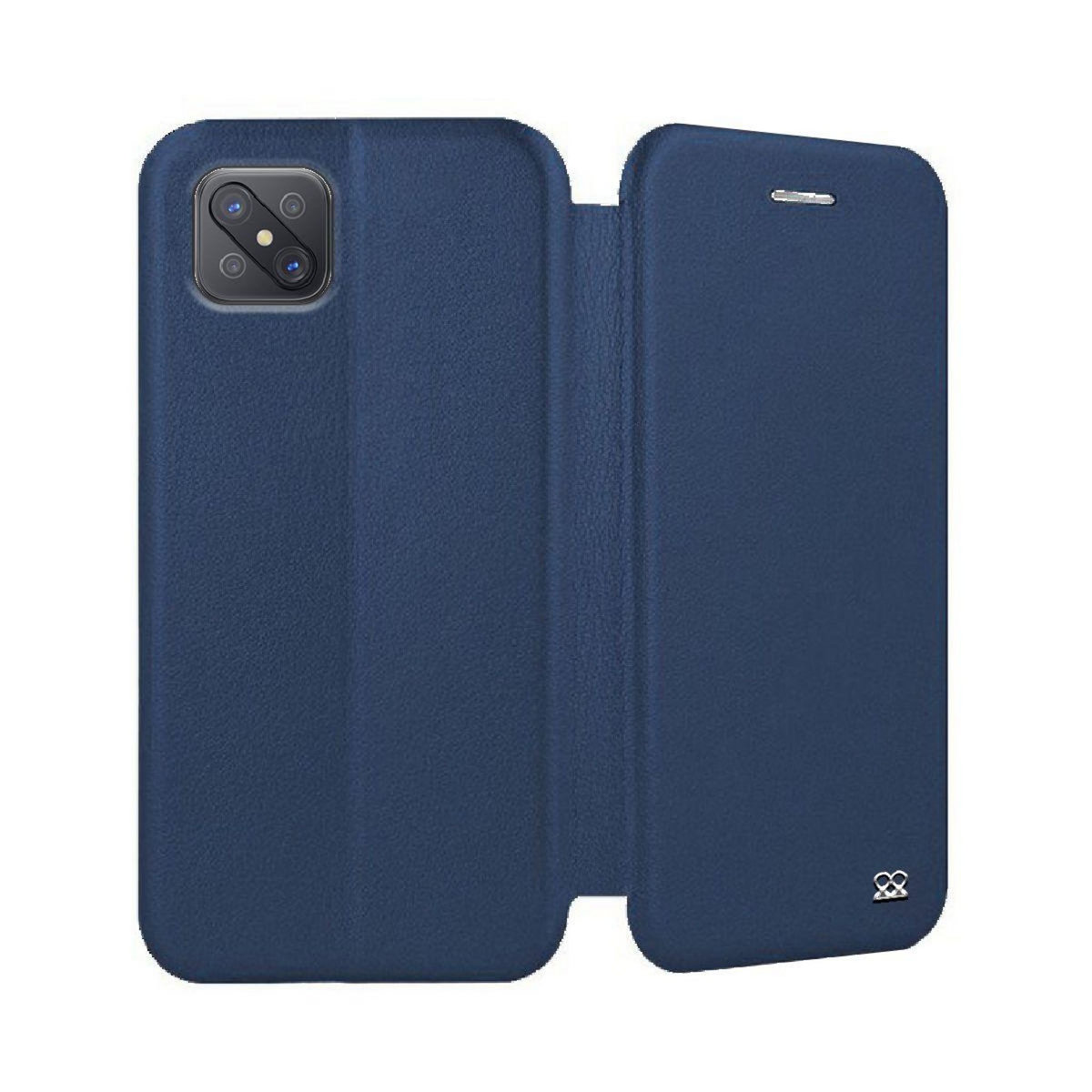 IBROZ Etui Oppo Reno 4Z Cuir bleu