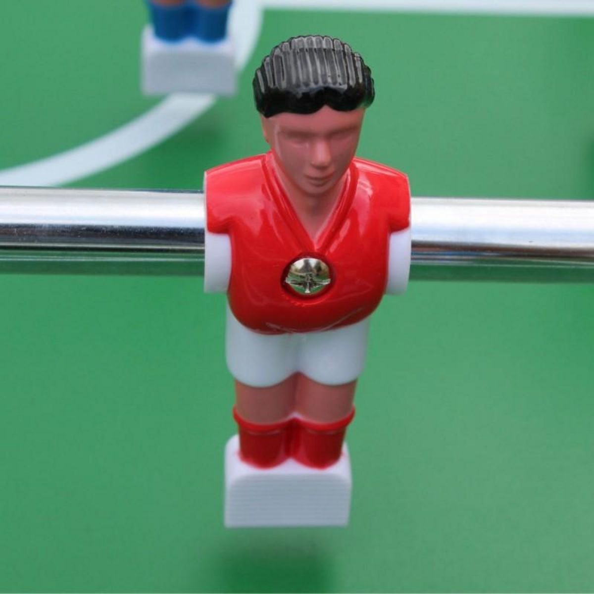 PLAY4FUN Baby-foot de Bar Deluxe Club 148 x 75 x 94 cm - 2 balles en liège inclus