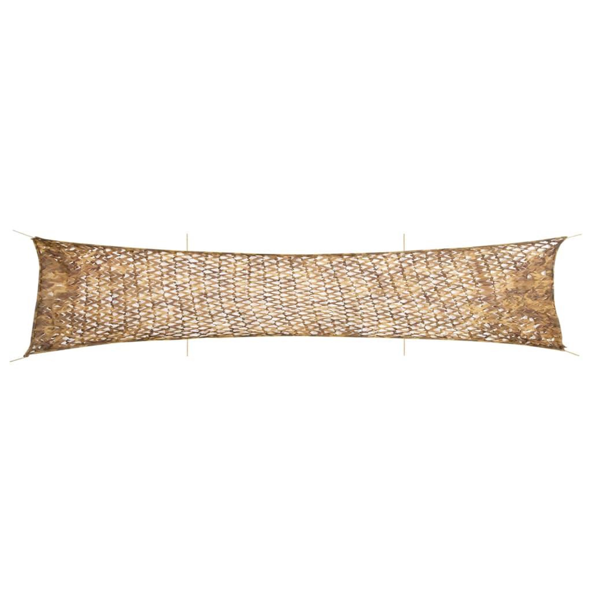 VIDAXL Filet de camouflage avec sac de rangement 706x140 cm sable