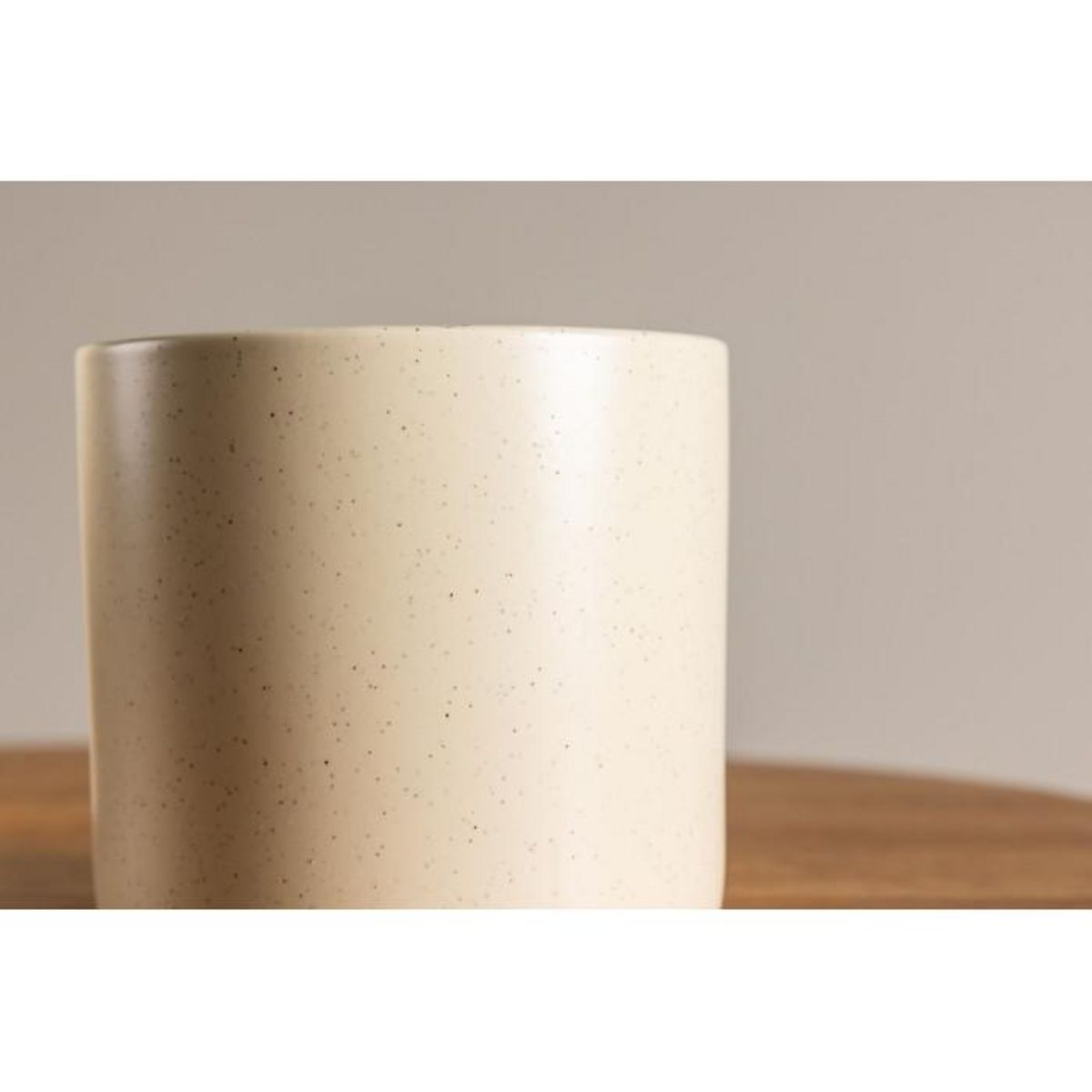 Paris Prix Pot Déco en Céramique  Sane  11cm Beige & Noir