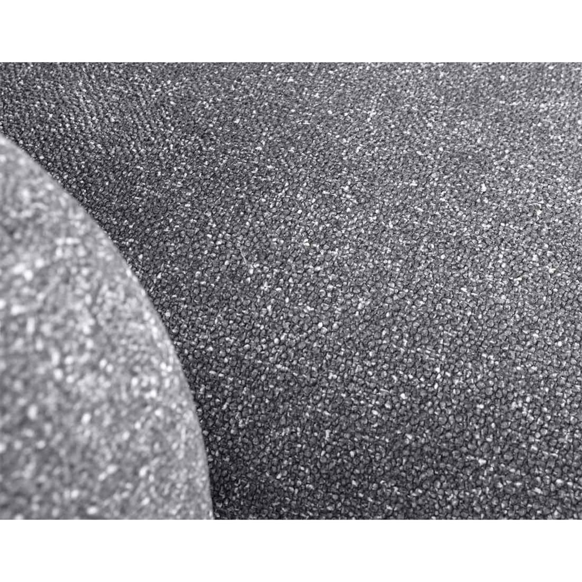 LISA DESIGN Velris - canapé d'angle gauche 3 places en tissu moucheté