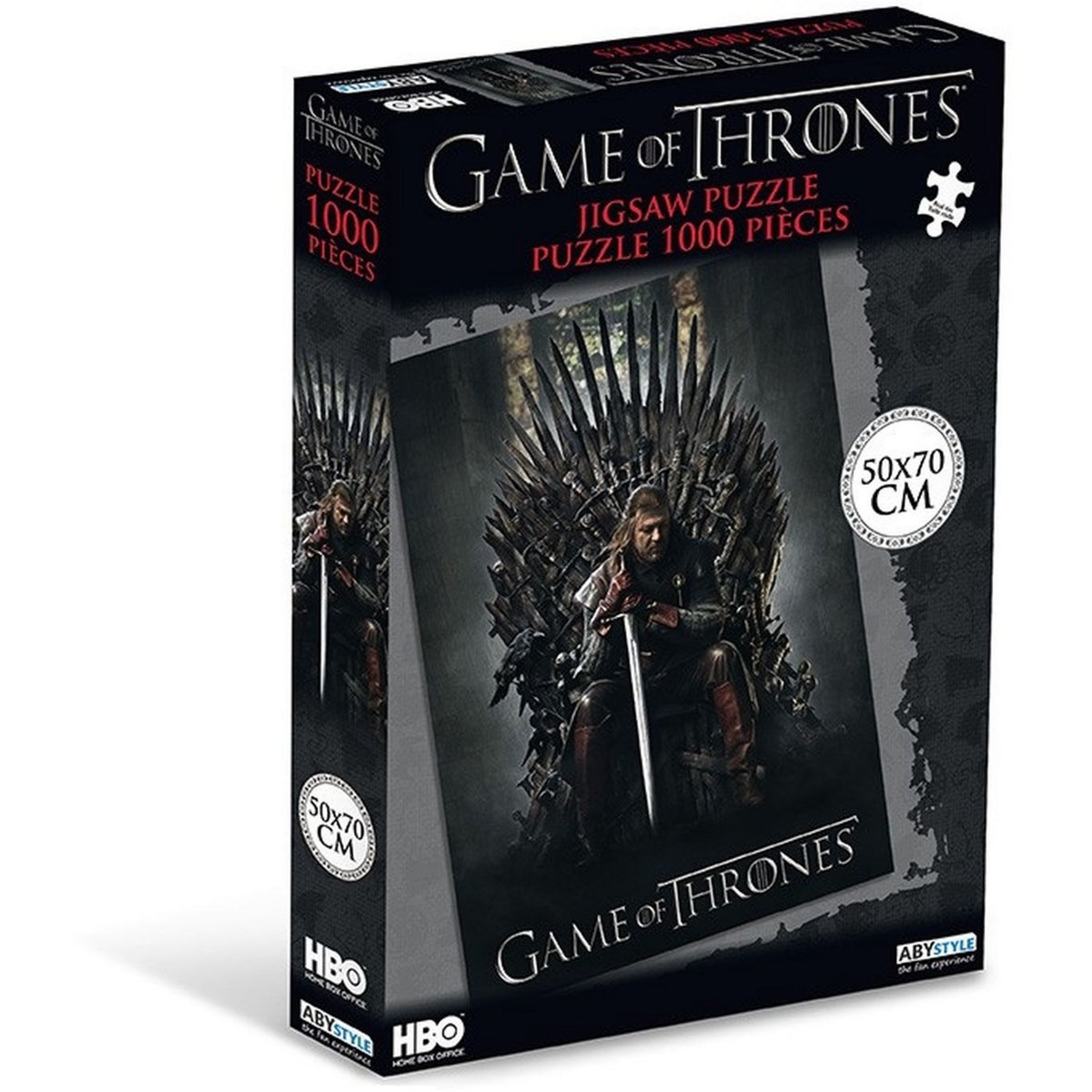ABYSTYLE Puzzle 1000 pièces - Trône de fer - GAME OF THRONES