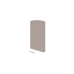 EMUCA SRL Kit de rangement de chaussures en métal et cadre - coulisses à fermeture souple pour armoire- réglable- module 800mm- Gris pierre