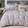 Voir la diapositive 2 : Home collection Parure housse de couette 100 % percale de coton 80 fils Barceline