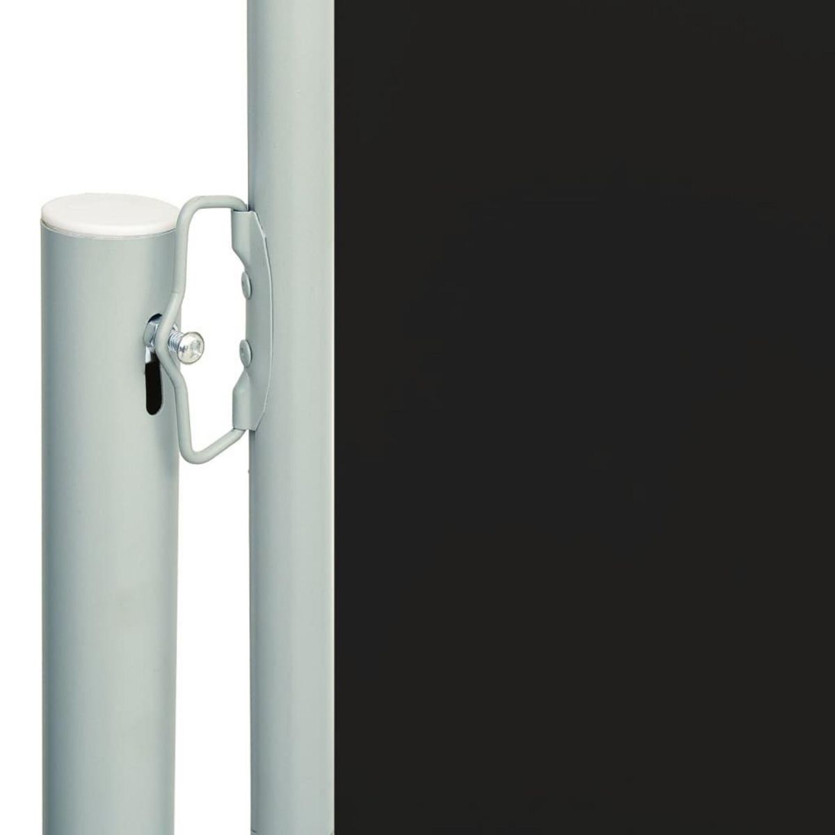 VIDAXL Auvent lateral retractable de patio 220x600 cm Noir