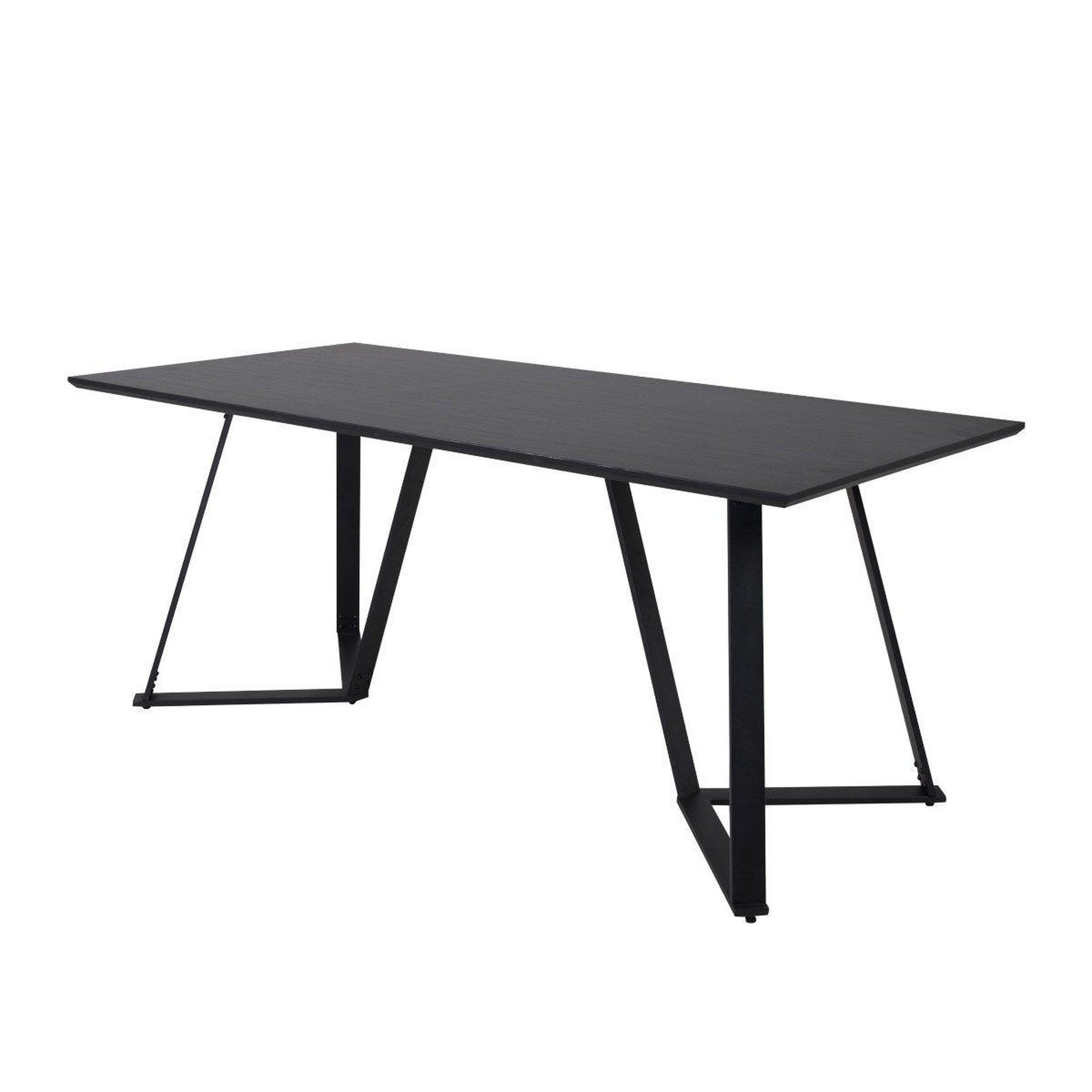 Voir la diapositive 2 : Paris Prix Table à manger design  marina  180cm noir