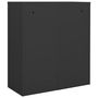 Voir la diapositive 5 : VIDAXL Armoire de bureau Anthracite 90x40x102 cm Acier