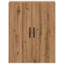 Voir la diapositive 4 : VIDAXL Armoire murale chene artisanal 69,5x34x90 cm bois d'ingenierie