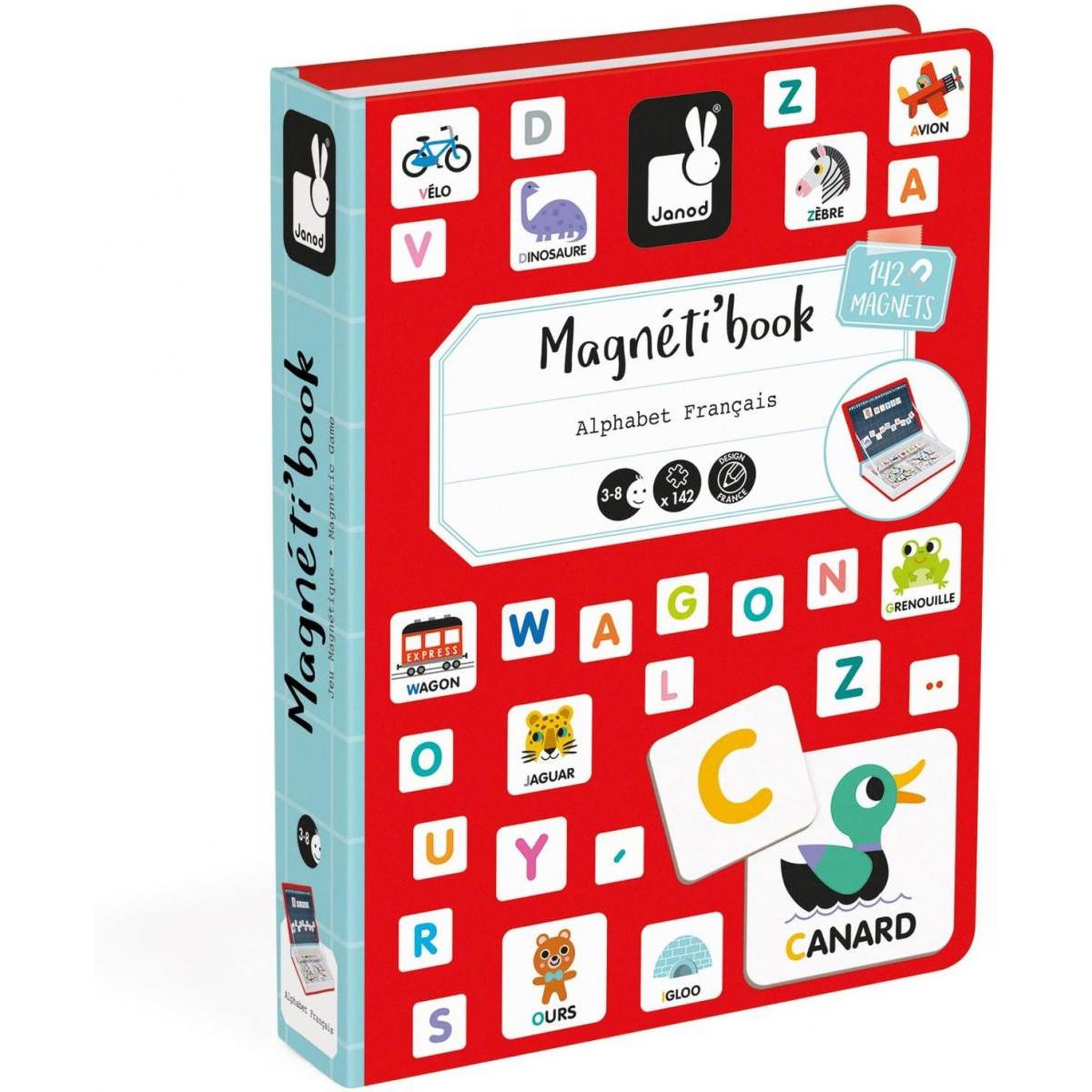 Voir la diapositive 2 : JANOD Magneti Book Alphabet Français