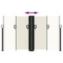 Voir la diapositive 5 : VIDAXL Auvent lateral retractable creme 140x1200 cm