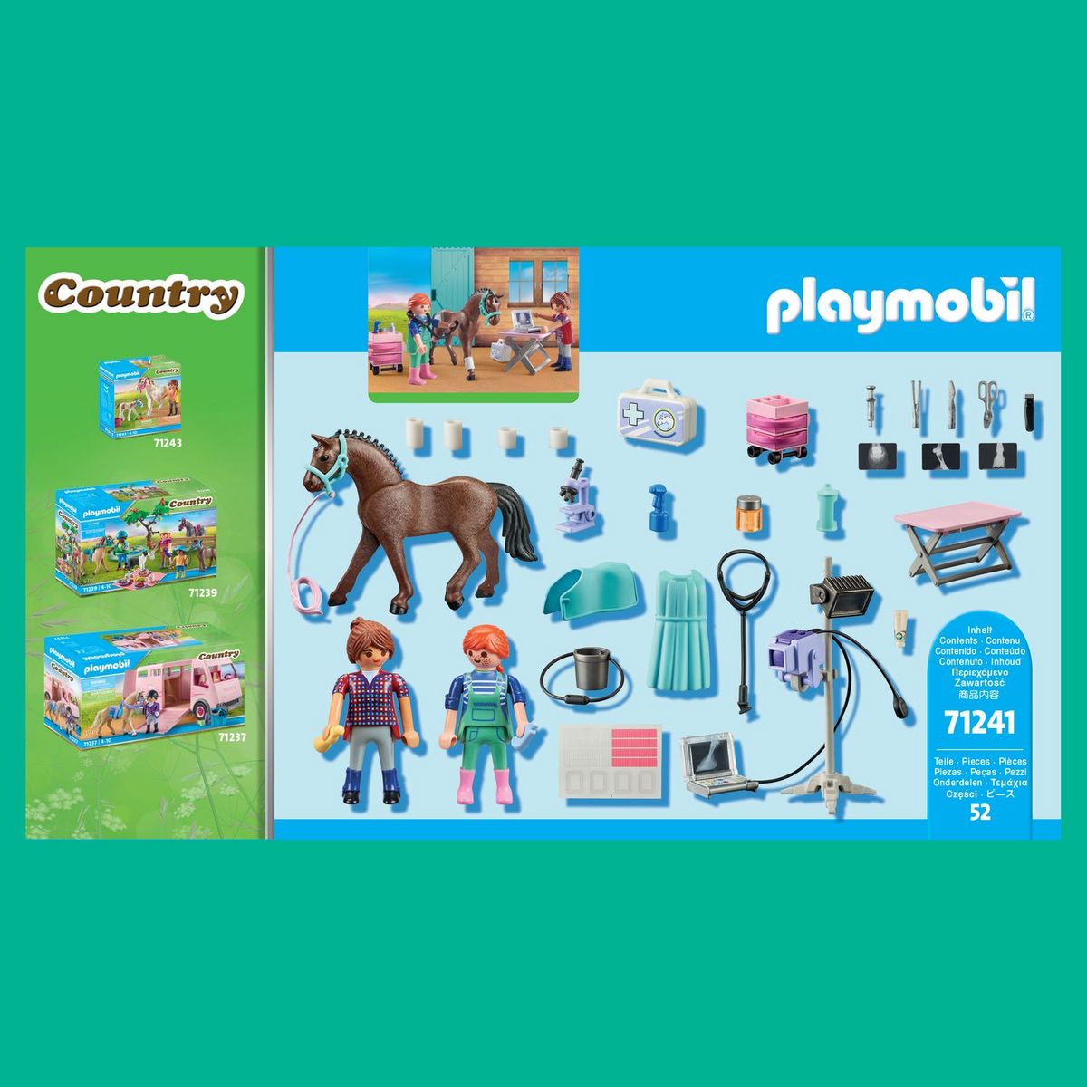 PLAYMOBIL 71241 - Vétérinaire équin