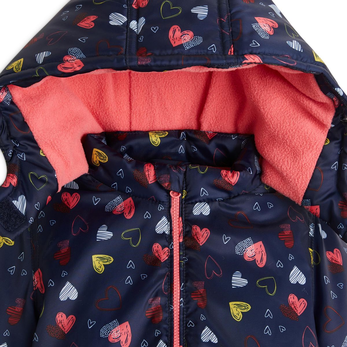 INEXTENSO Manteau de ski coeurs bébé fille