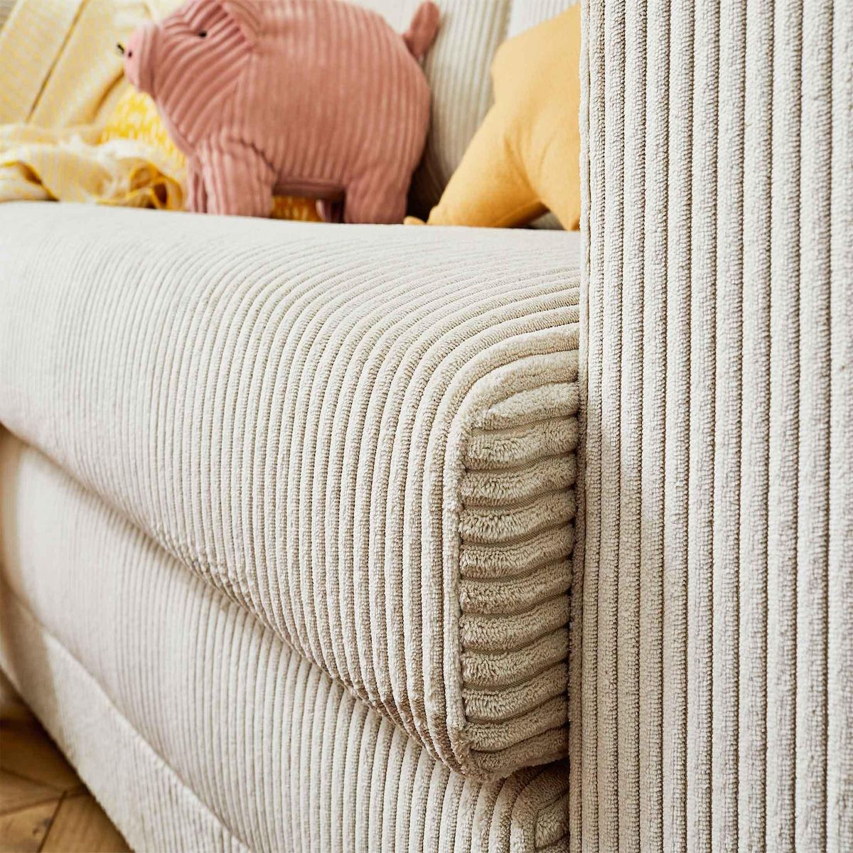 BEST MOBILIER Marilia - canapé 2 places - convertible déplimousse - en velours côtelé