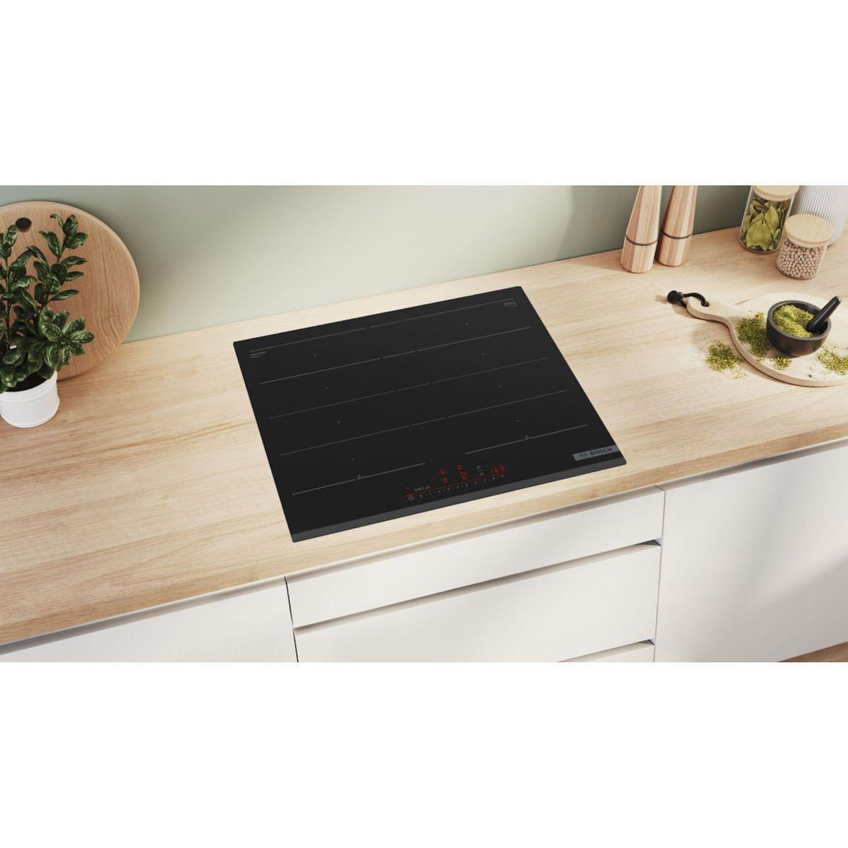 BOSCH Plaque induction PXY63KHC1E Série 6 PerfectFry Plus