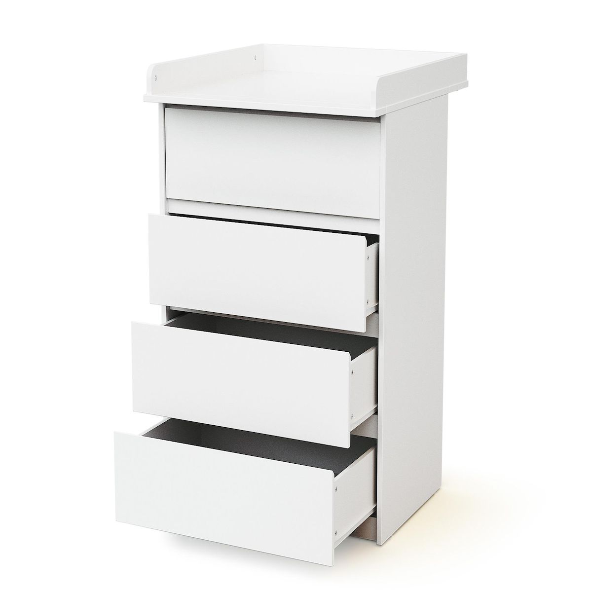 WEBABY Commode 4 tiroirs avec plan a langer 70