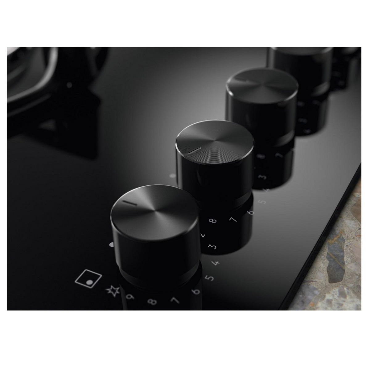 ELECTROLUX Table de cuisson gaz 75cm 5 feux noir - EGG75372K