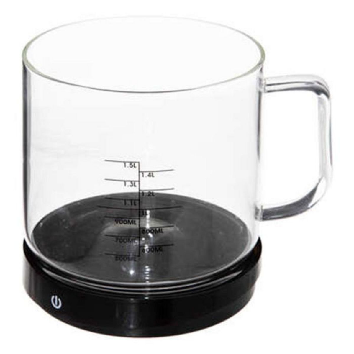Paris Prix Balance Doseur Digitale  Verre  19cm Noir