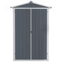Voir la diapositive 4 : VIDAXL Abri de jardin Gris 116x45x175 cm Acier galvanise