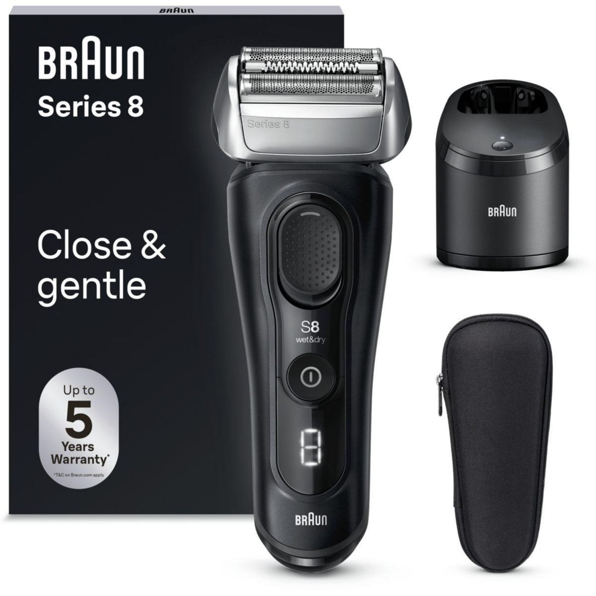 BRAUN Rasoir électrique Séries 8 8560cc
