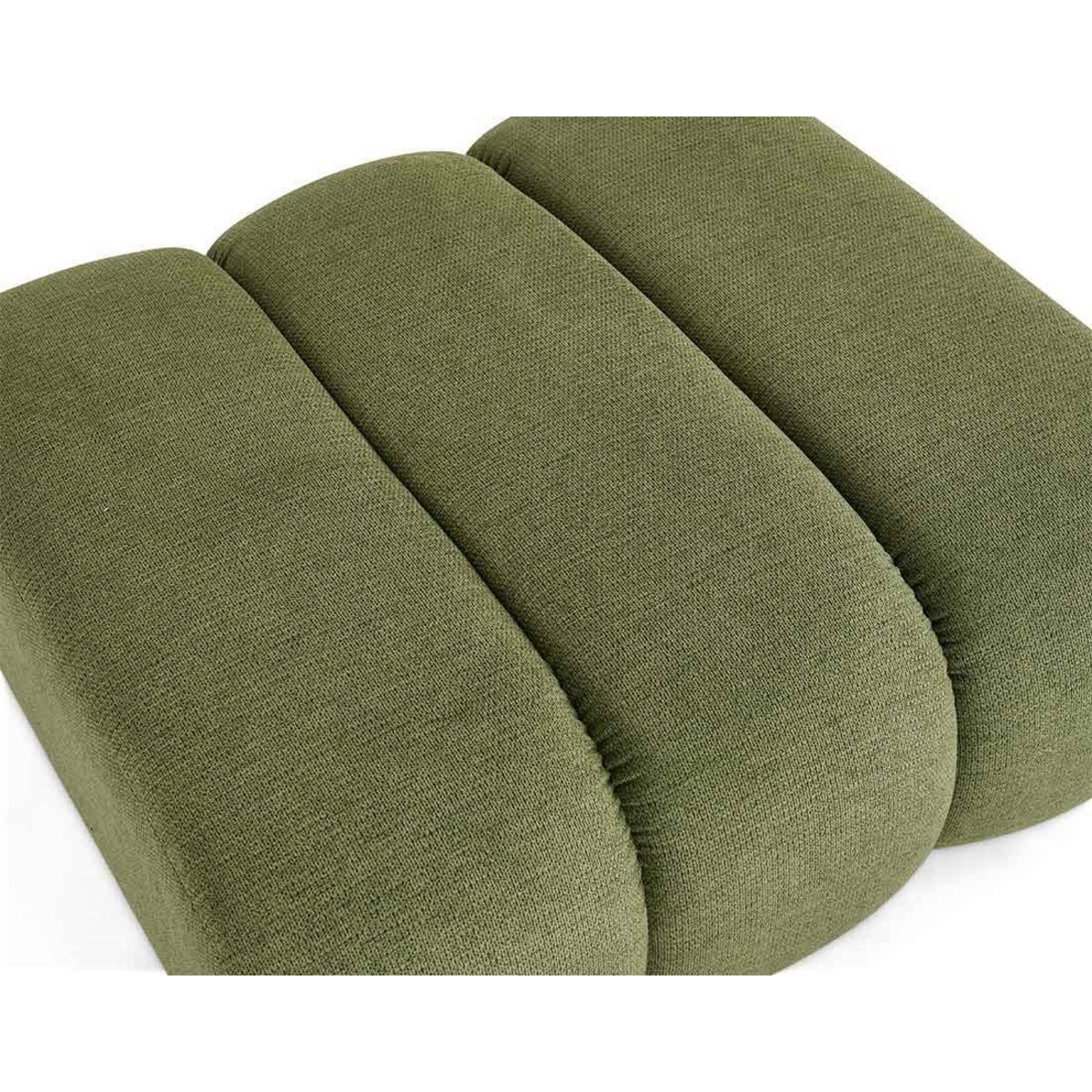 LISA DESIGN Debbie - pouf en tissu texturé