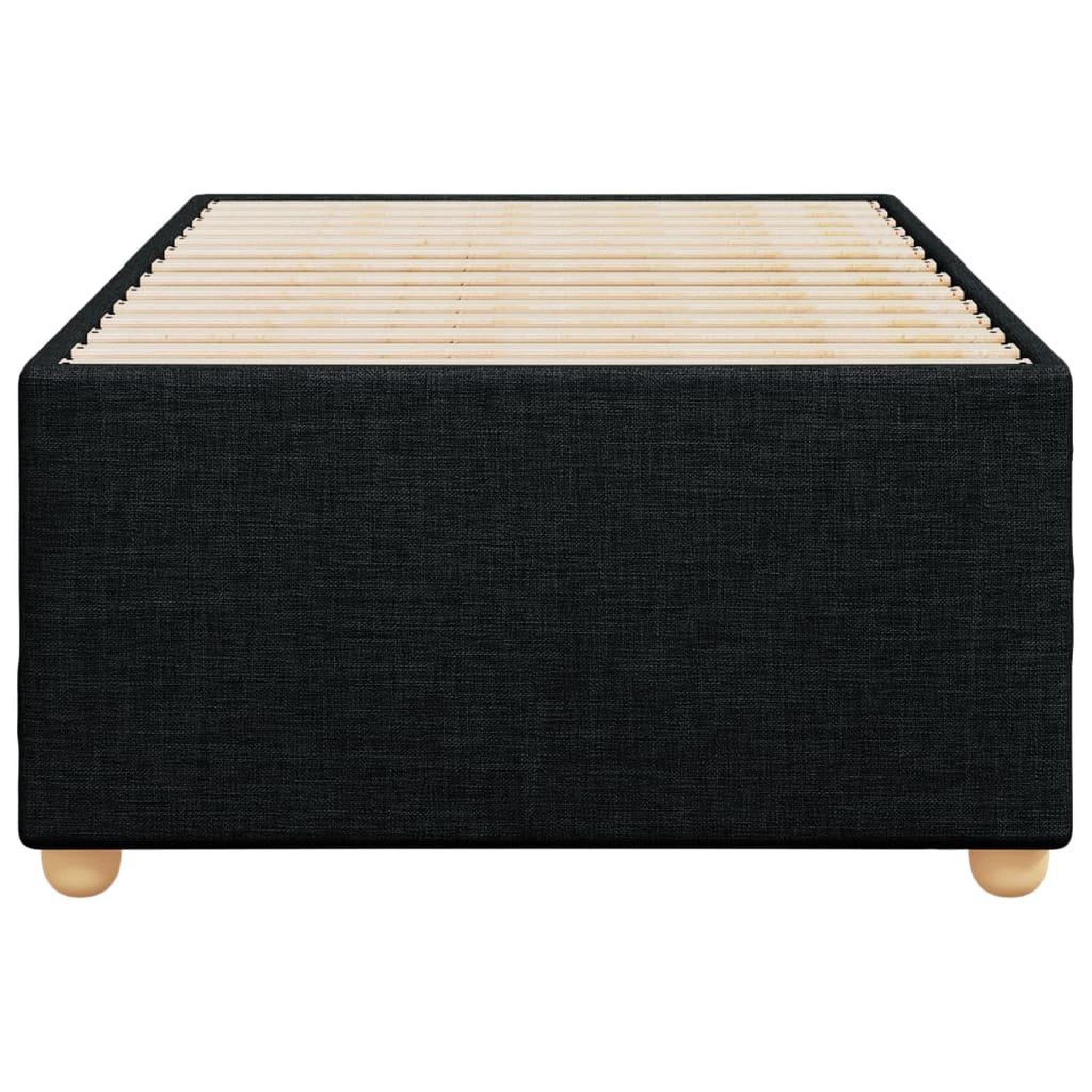 Voir la diapositive 4 : VIDAXL Cadre de lit sans matelas noir 90x200 cm tissu