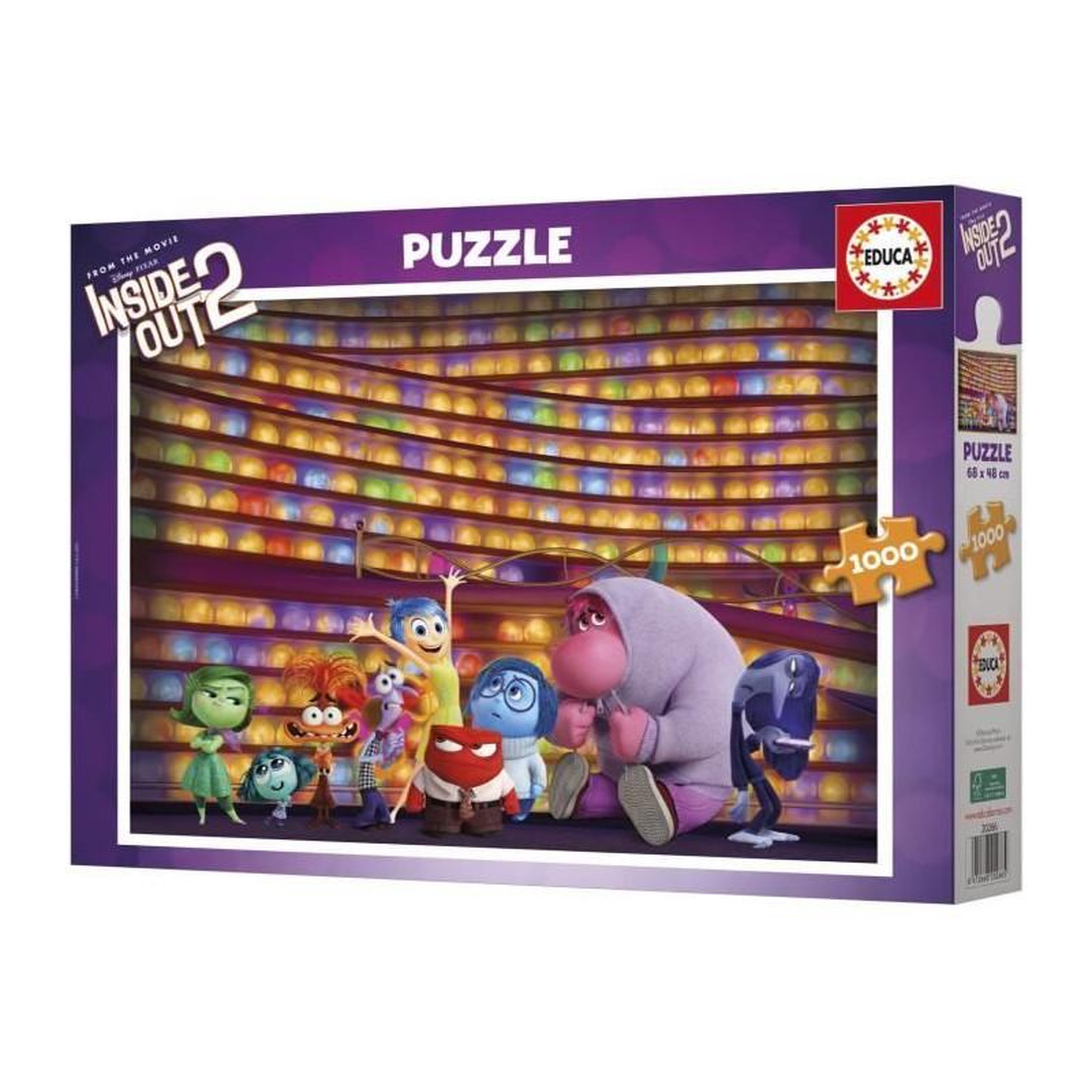 Voir la diapositive 3 : EDUCA Puzzle 1000 pièces - Vice-Versa 2 - Educa
