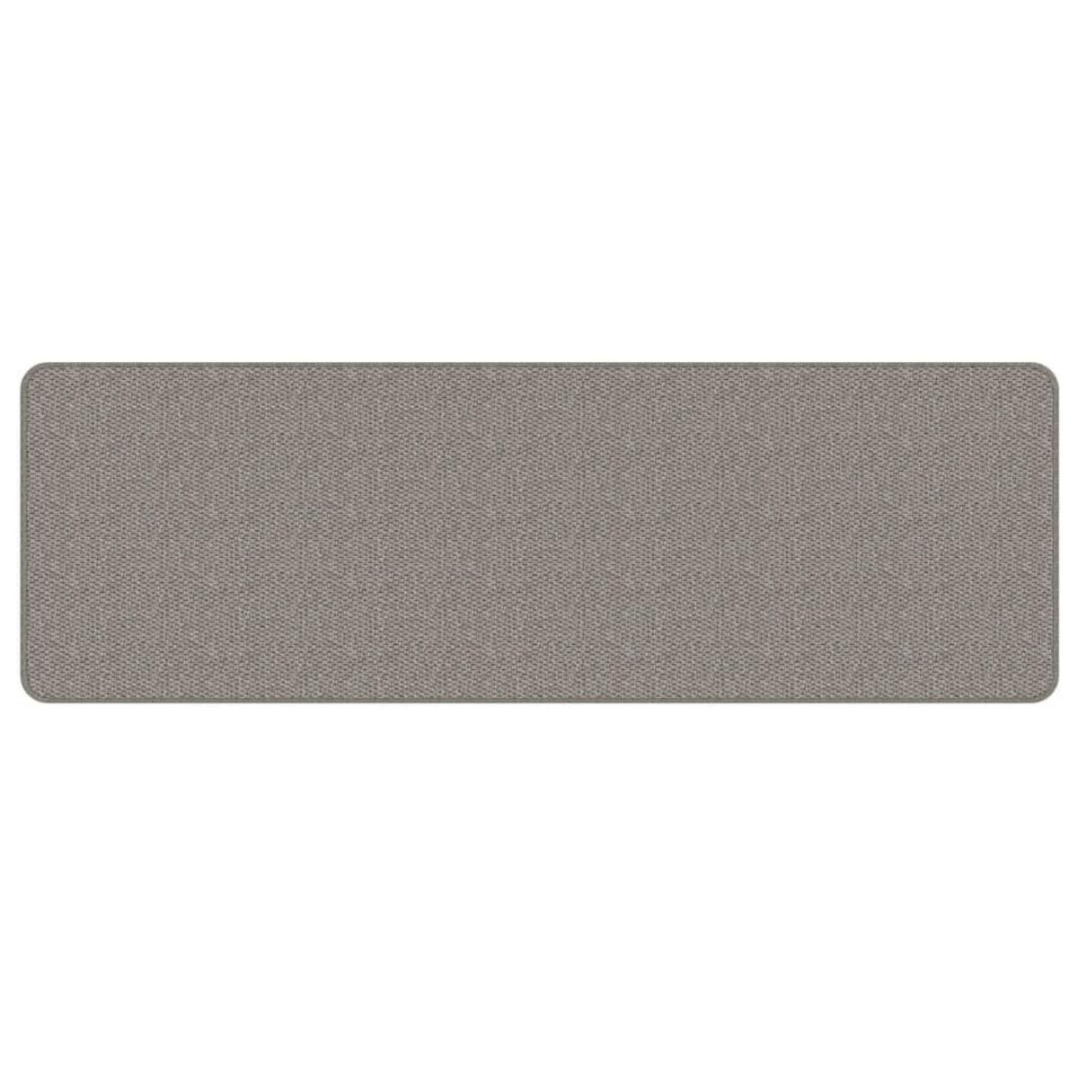 VIDAXL Tapis de couloir aspect sisal argente 50x150 cm