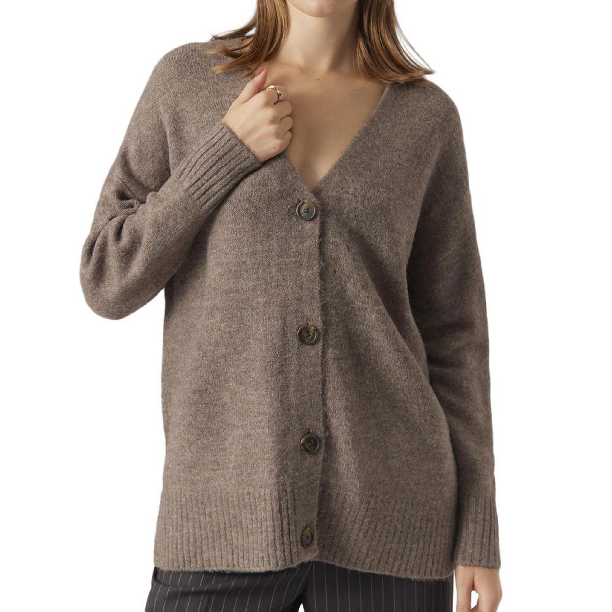 Vero Moda Gilet  Femme Vero Moda Lefile. Coloris disponibles : Marron