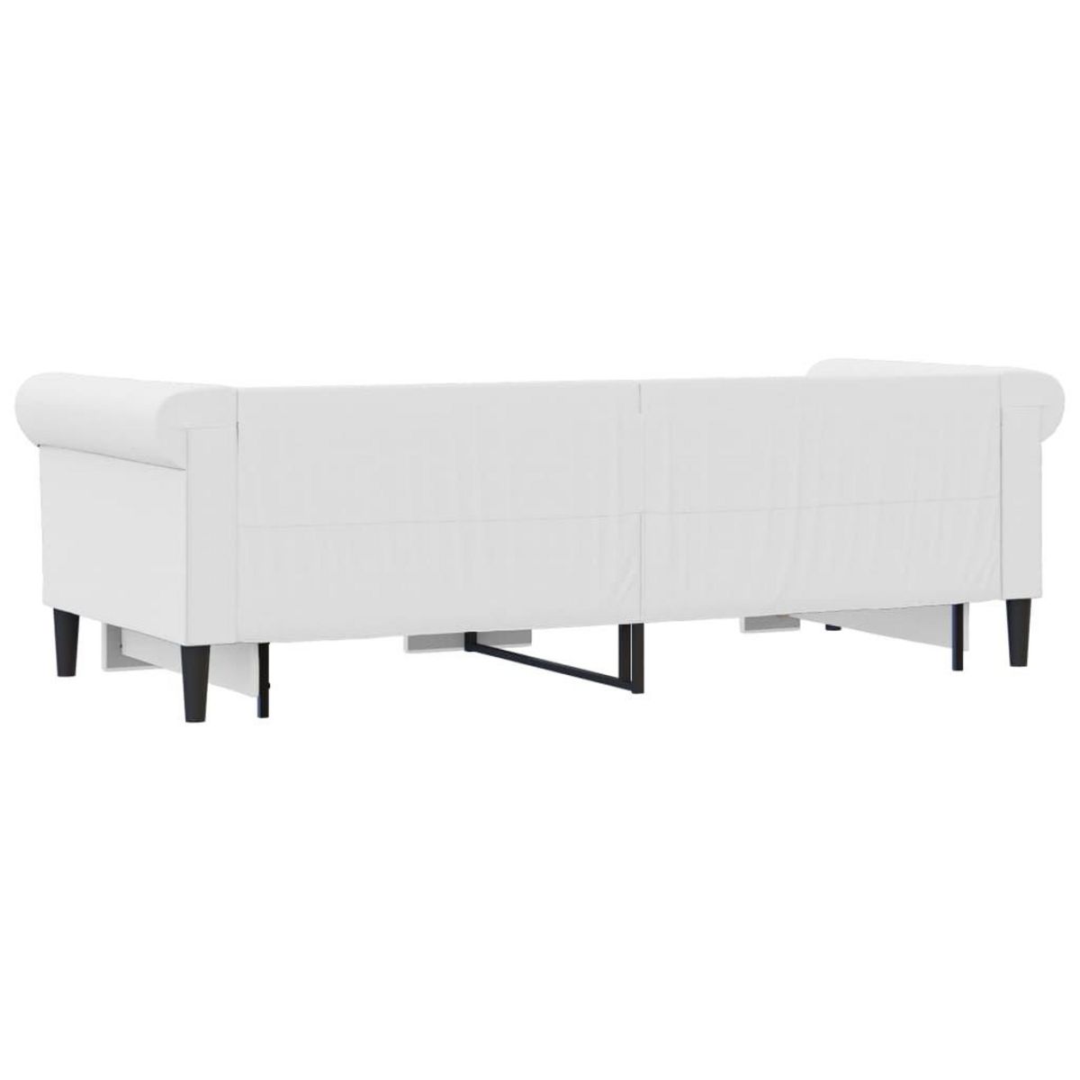 VIDAXL Lit de jour avec gigogne sans matelas blanc 90x200 cm